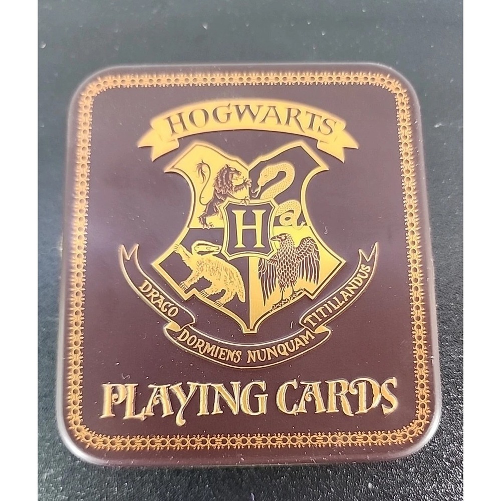 Harry Potter - Hogwarts Playing Cards -Drago-titillandus Tin Can